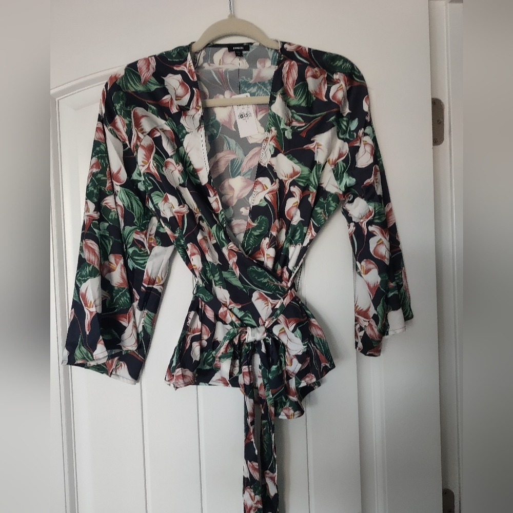 NEW Express Wrap Blouse